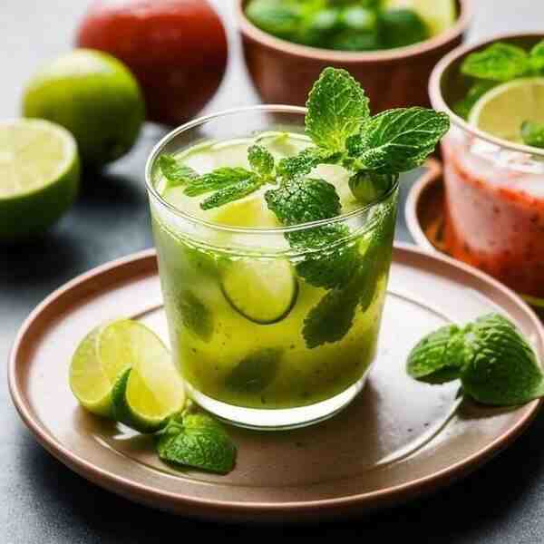 Компот из крыжовника Мохито